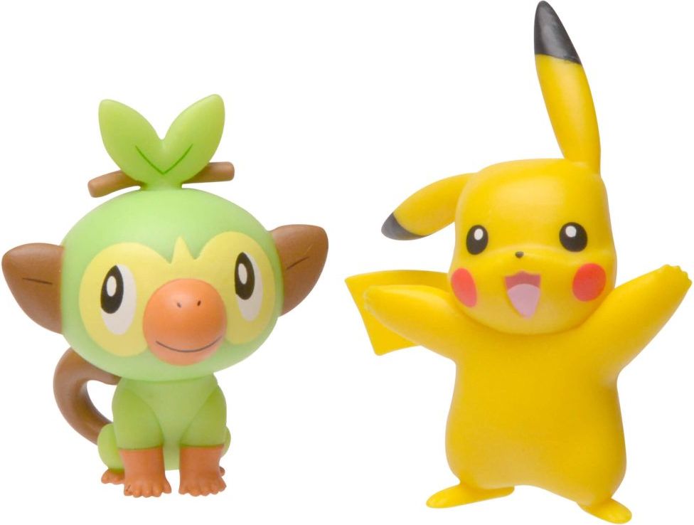 WCT Pokémon figurky Grookey a Pikachu - obrázek 1