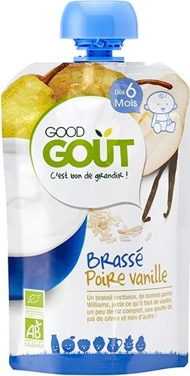 3x GOOD GOUT BIO Jogurt bez lepku – Hruška a vanilka 90 g - obrázek 2