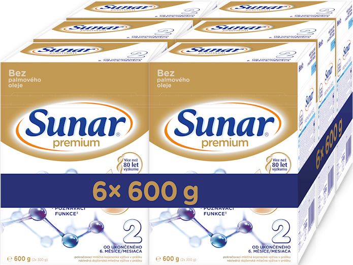 6x SUNAR Premium 2, 600 g - obrázek 1