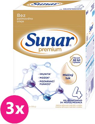 3x SUNAR Premium 4, 600 g - obrázek 1