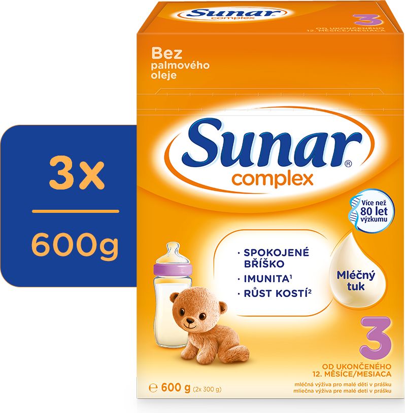 3x SUNAR Complex 3, 600 g - obrázek 1
