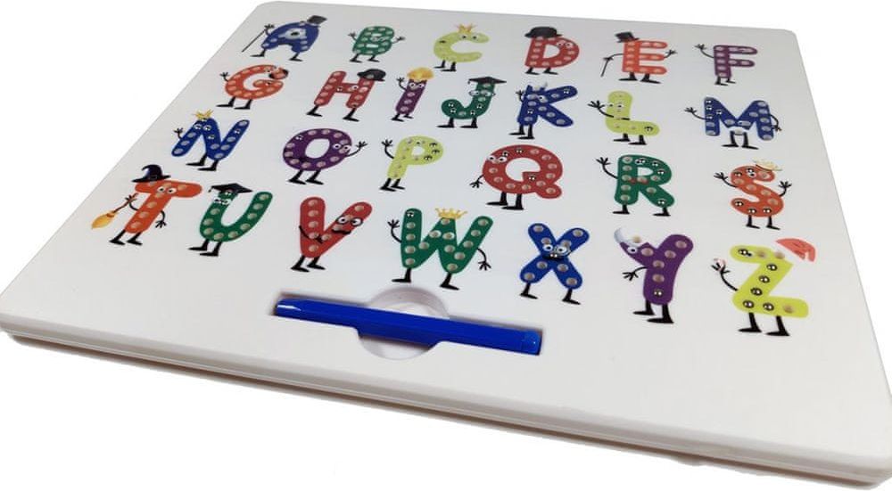 Magnetická kreslící tabulka MagPad - zábavná abeceda - obrázek 1