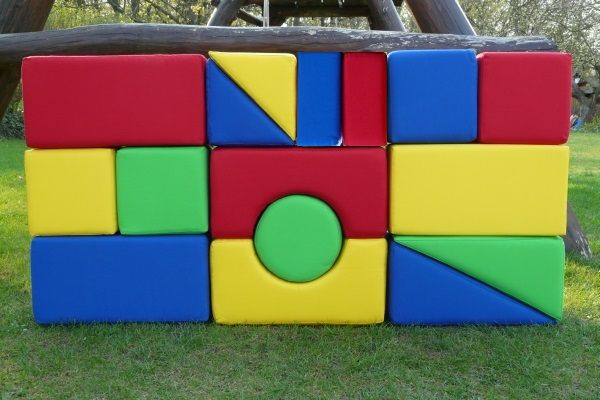 Molitanová stavebnice VELKÁ 16 ks (20 cm) BAVLNA - obrázek 1