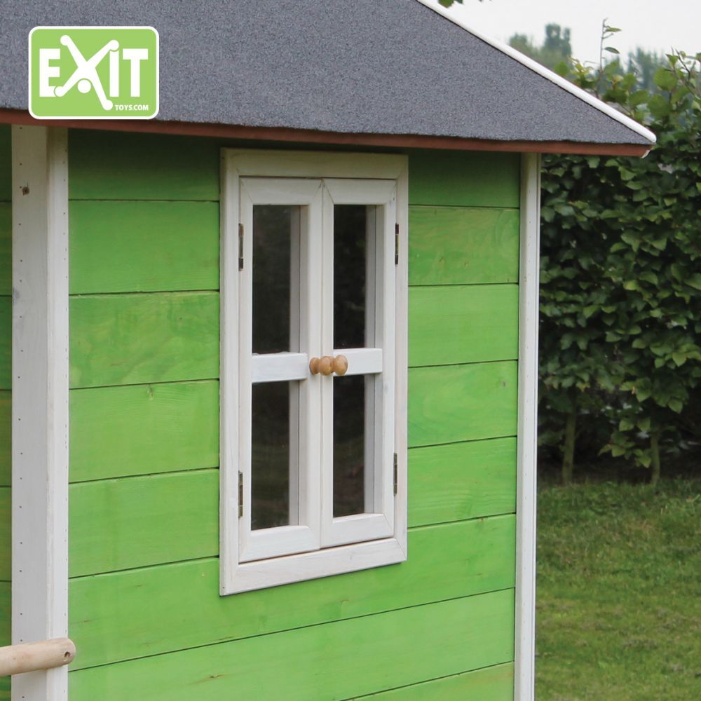 Exit dřevěný domeček Loft 100 zelený - obrázek 3
