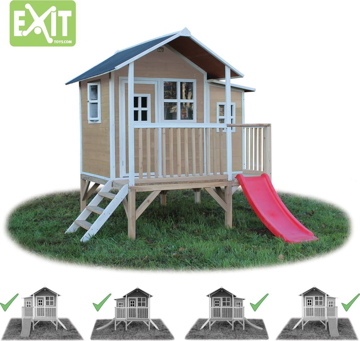 Zahradní cedrový domeček Exit Loft 350 Přírodní - obrázek 4