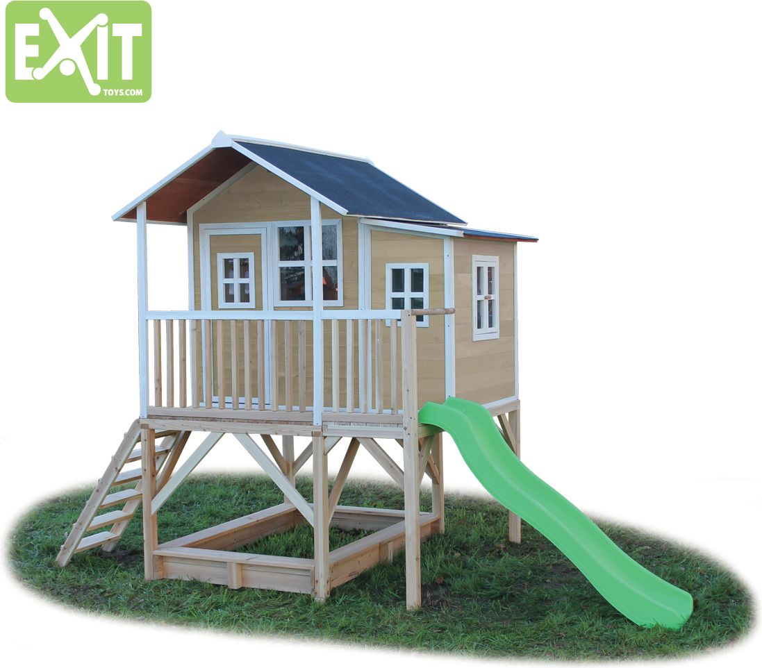 Zahradní cedrový domeček Exit Loft 550 Přírodní - obrázek 1