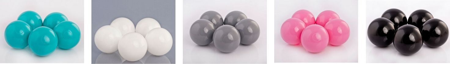 Plastové míčky 500 ks 7 cm (Modern) - obrázek 1