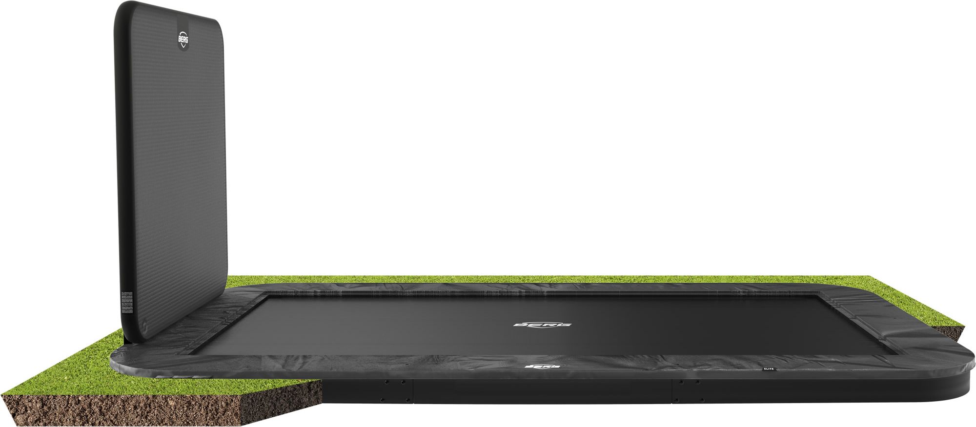 BERG Ultim Elite FlatGround 500 GREY + AeroWall 2x2 GREY - obrázek 1