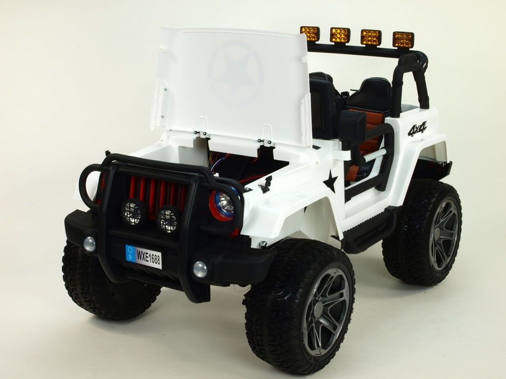 Elektrické autíčko jeep Monster 4x4 - černé - obrázek 9
