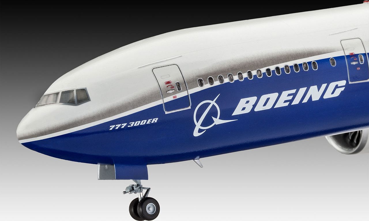 REVELL Plastic ModelKit letadlo 04945 - Boeing 777 - 300 ER (1:144) - obrázek 5