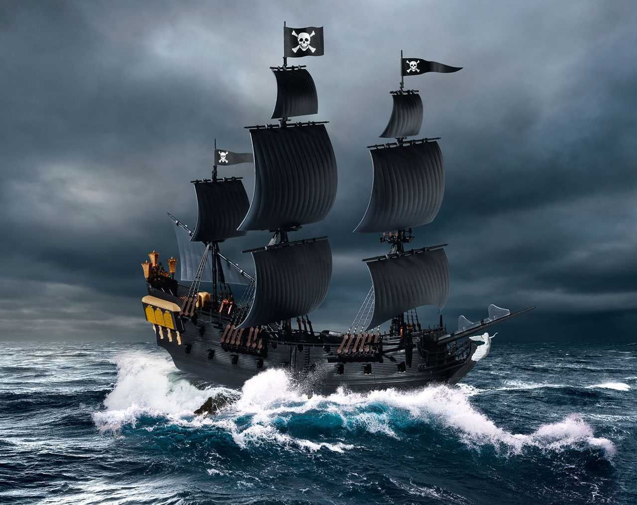 REVELL EasyClick loď 05499 - Black Pearl (1:150) - obrázek 9