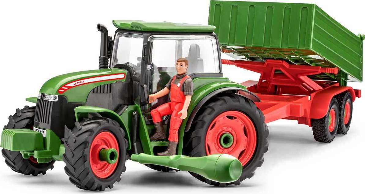 REVELL Junior Kit traktor 00817 - Tractor & Trailer incl. figure (1:20) - obrázek 7
