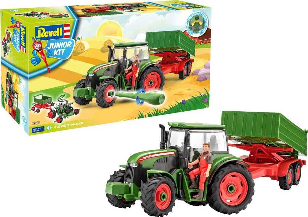 REVELL Junior Kit traktor 00817 - Tractor & Trailer incl. figure (1:20) - obrázek 9