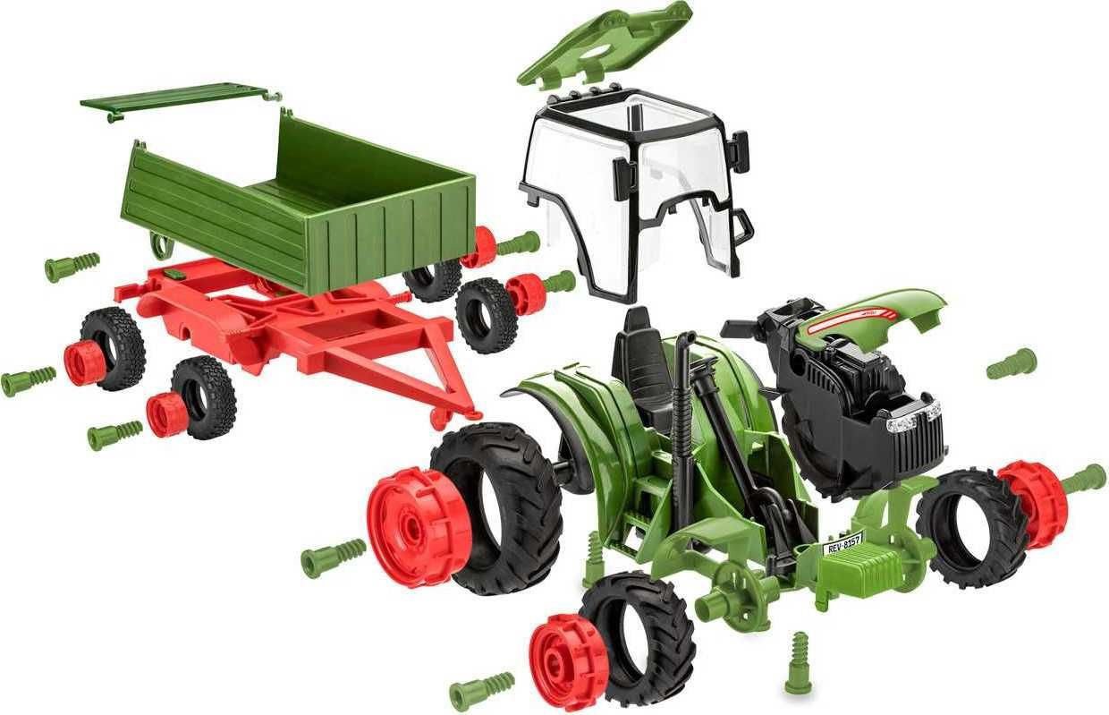 REVELL Junior Kit traktor 00817 - Tractor & Trailer incl. figure (1:20) - obrázek 10