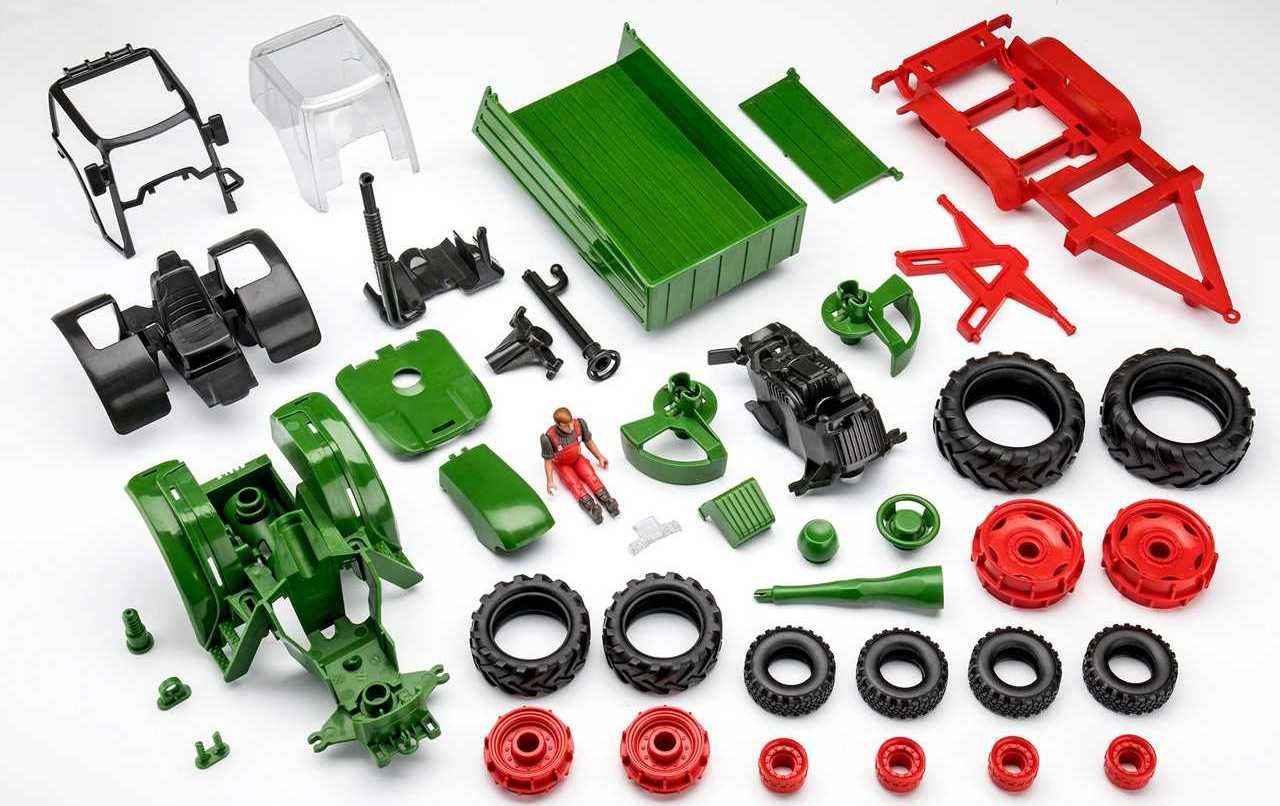 REVELL Junior Kit traktor 00817 - Tractor & Trailer incl. figure (1:20) - obrázek 11