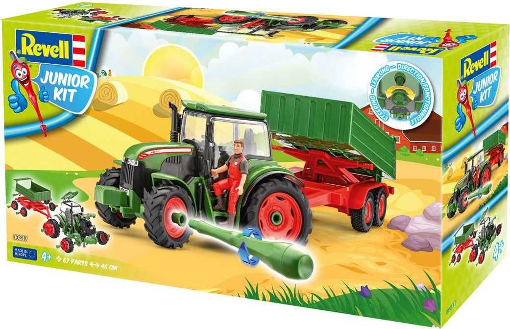 REVELL Junior Kit traktor 00817 - Tractor & Trailer incl. figure (1:20) - obrázek 12