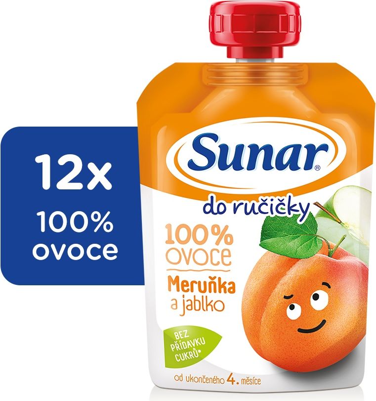 12x SUNÁREK Do ručičky meruňka 100 g - obrázek 1