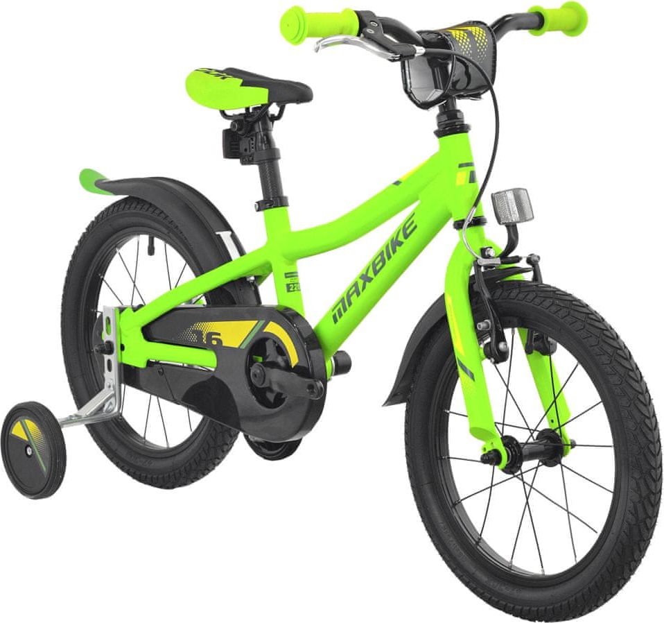 Maxbike Dětské 16" kolo - matně zelená - obrázek 1