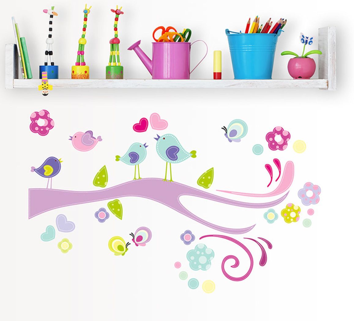 Samolepka na zeď Mint Kitten SWEET TREE 1095-0, 36 ks - obrázek 1