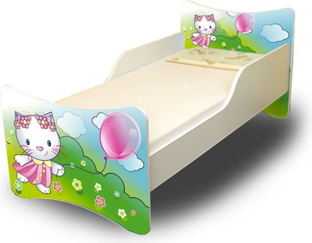 Dětská postel Ourbaby Cat bílá 200x90 cm - obrázek 2