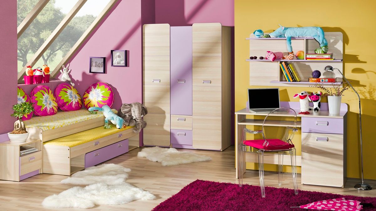 Dětský pokoj Lori 7 dolní matrace - pružinová L16 - obrázek 1