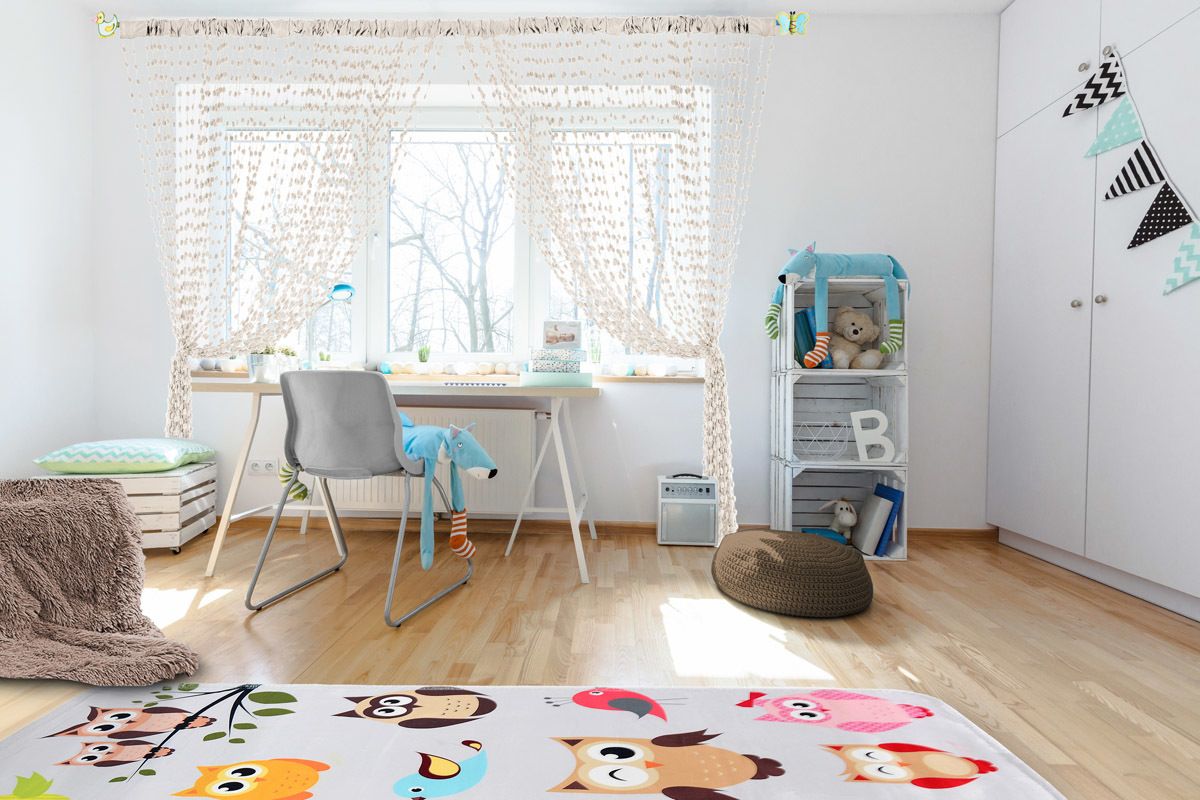 Dětská záclona Baby Ball ecru 150x240 cm - obrázek 1
