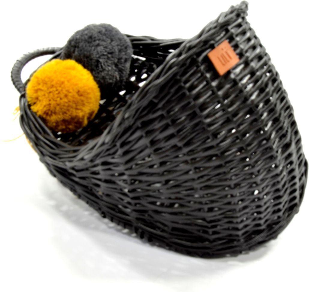 LILU Proutěný košík na stěnu bílá - obrázek 3