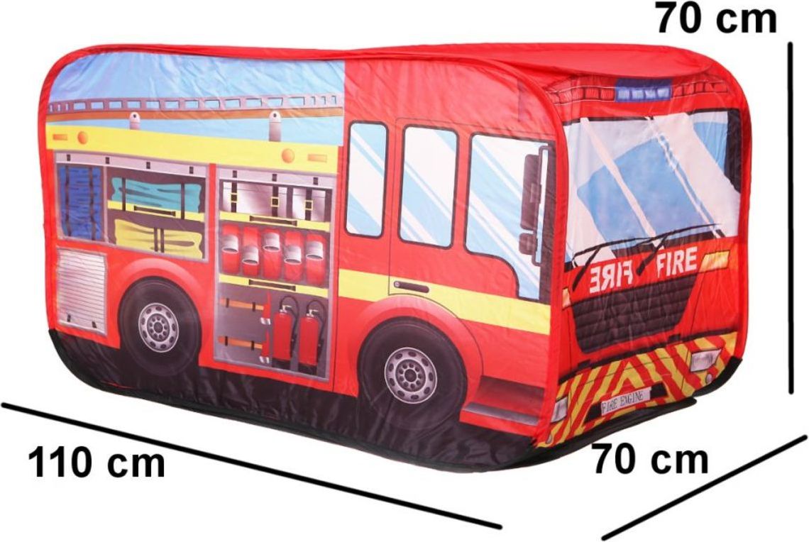 Dětský stan - hasičské auto - obrázek 2