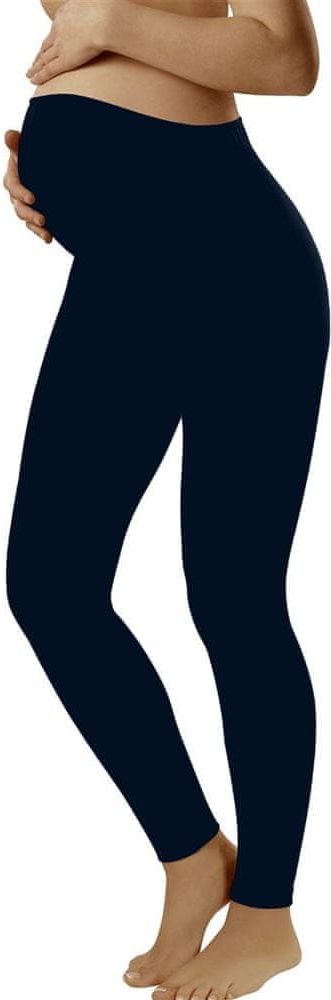 ITALIAN FASHION Těhotenské legíny Leggins long blue + Ponožky Gatta Calzino Strech, tmavě modrá, M - obrázek 1