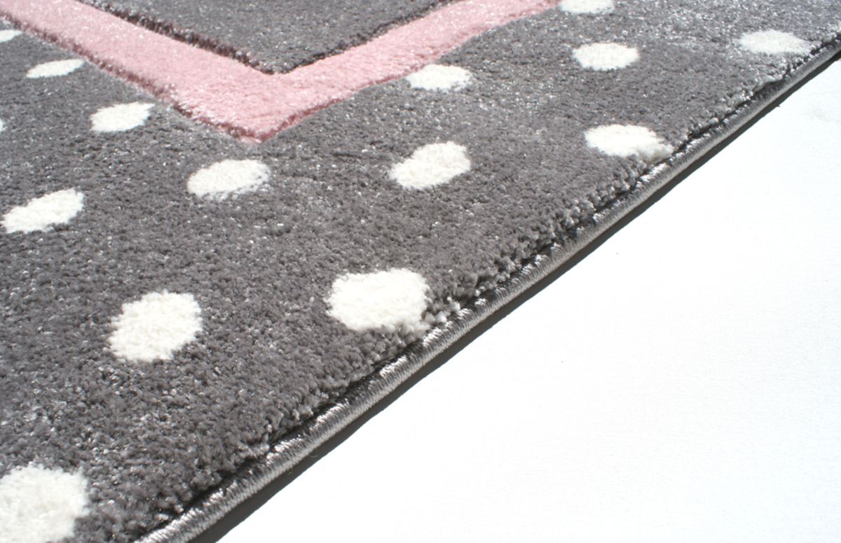 Koberec LIVONE Dots 14360-0 120x180 cm růžová - obrázek 4