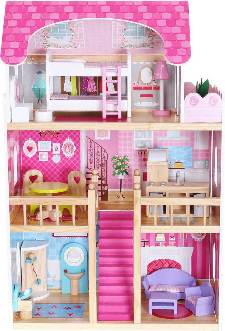 EcoToys Domeček pro panenky Pink residence - obrázek 1