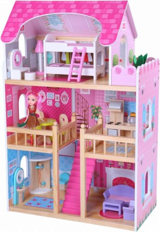 EcoToys Domeček pro panenky Pink residence - obrázek 2