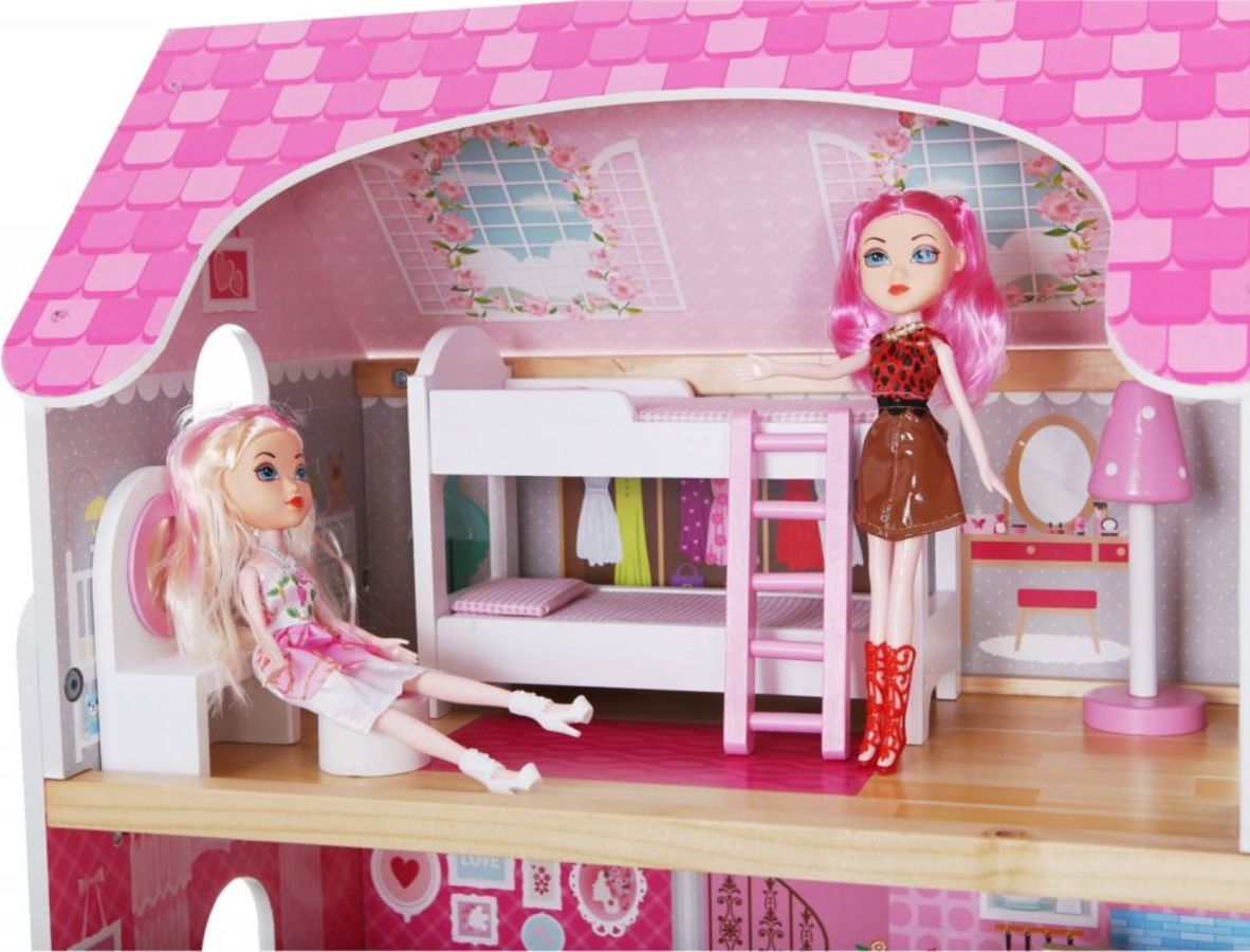 EcoToys Domeček pro panenky Pink residence - obrázek 3