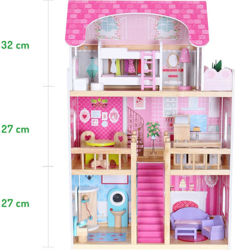 EcoToys Domeček pro panenky Pink residence - obrázek 5