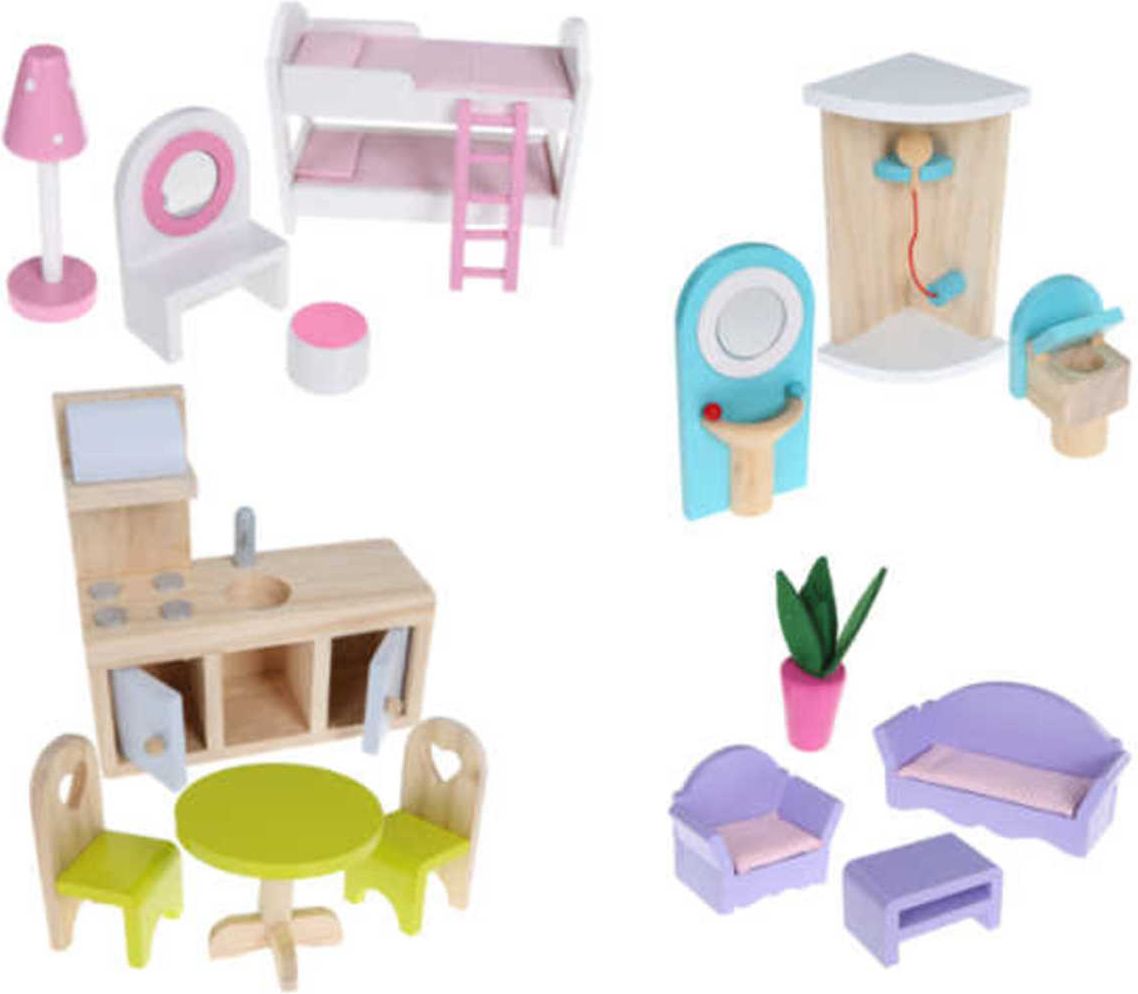EcoToys Domeček pro panenky Pink residence - obrázek 8