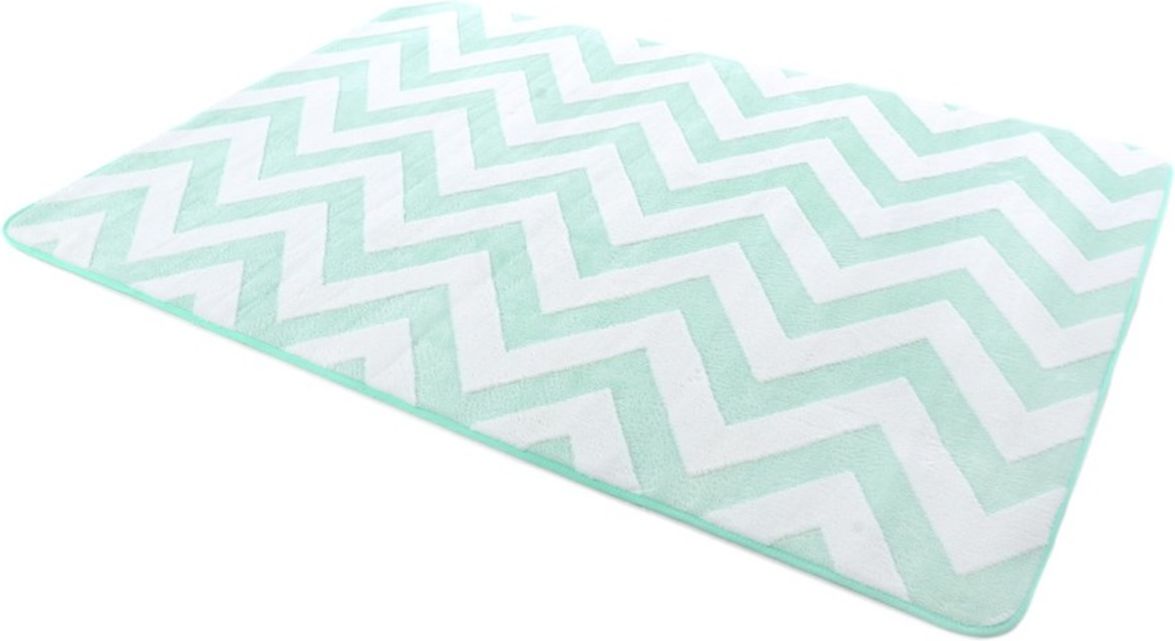 Koberec Ourbaby 3D Zig Zag 15481-0 160x230 cm zelená - obrázek 1