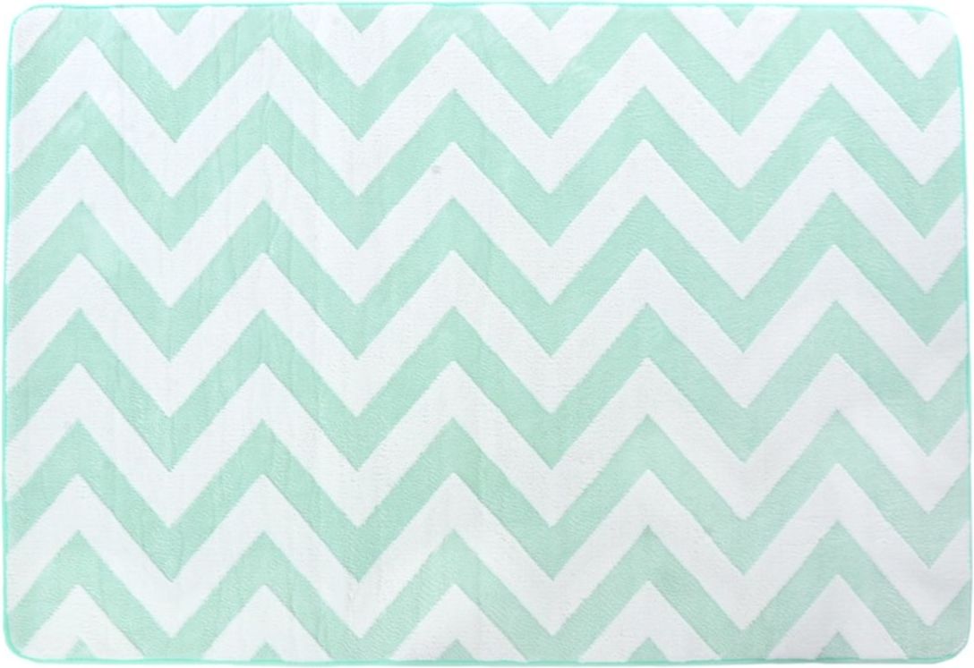 Koberec Ourbaby 3D Zig Zag 15481-0 160x230 cm zelená - obrázek 2