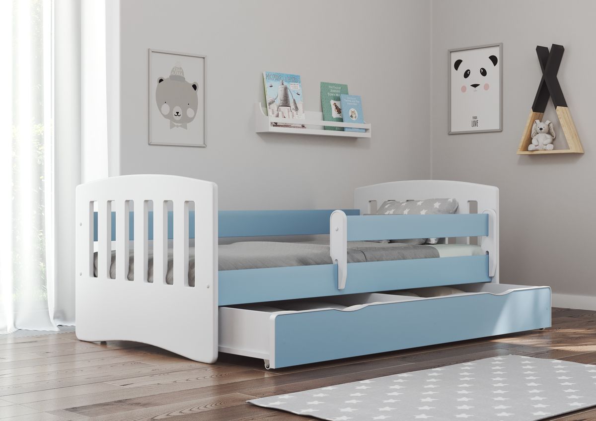 Dětská postel Ourbaby Classic modrá 160x80 cm - obrázek 2