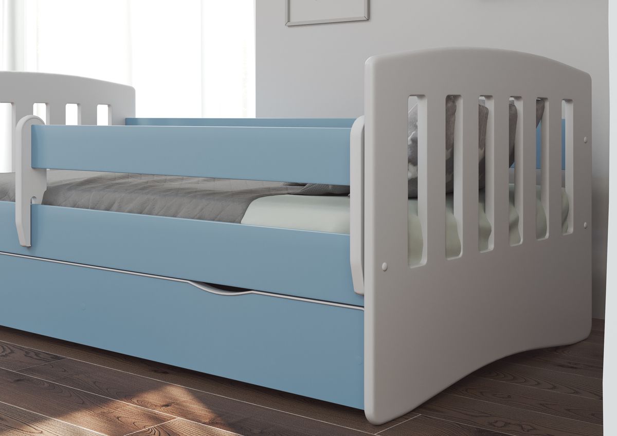 Dětská postel Ourbaby Classic modrá 160x80 cm - obrázek 3