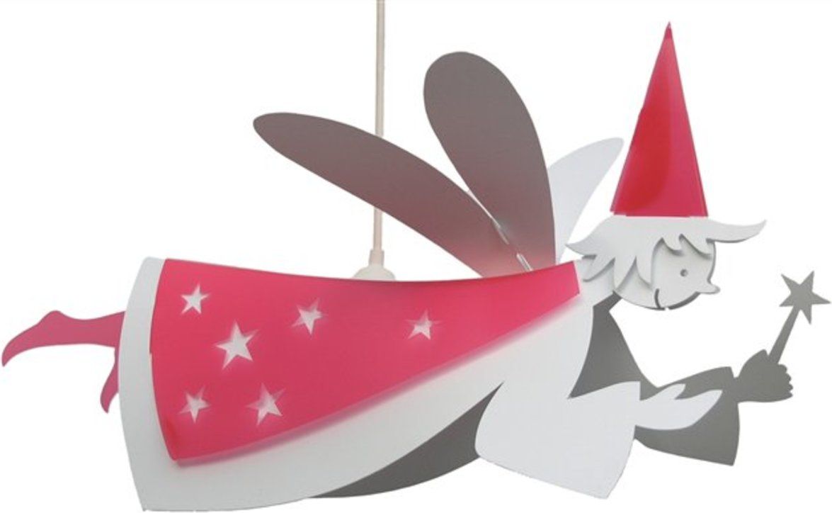 Dětská lampa víla - různé barvy malina - obrázek 3