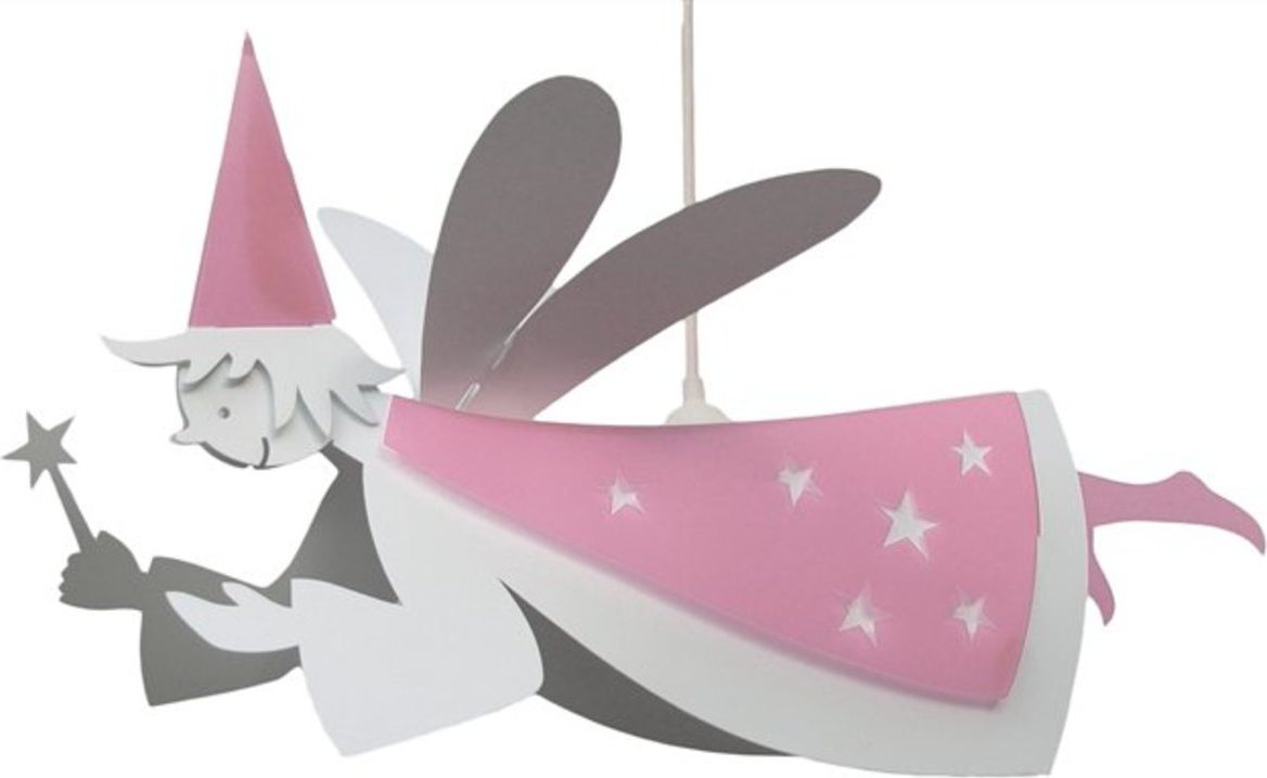 Dětská lampa víla - různé barvy malina - obrázek 6