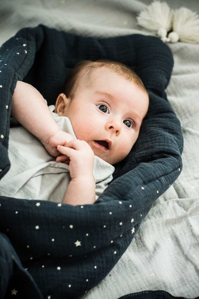 LILU Zavinovačka z mušelínu - různé barvy světle fialová - obrázek 9