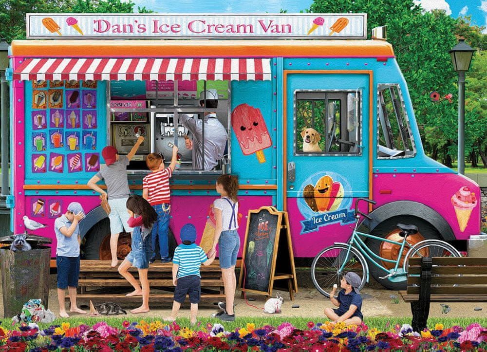 EuroGraphics Puzzle Danův zmrzlinářský vůz 1000 dílků - obrázek 1