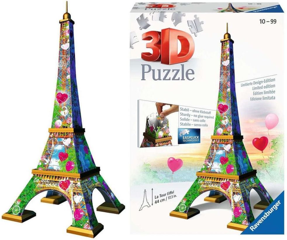 Ravensburger 3D puzzle Eiffelova věž (Love Edition) 216 dílků - obrázek 1