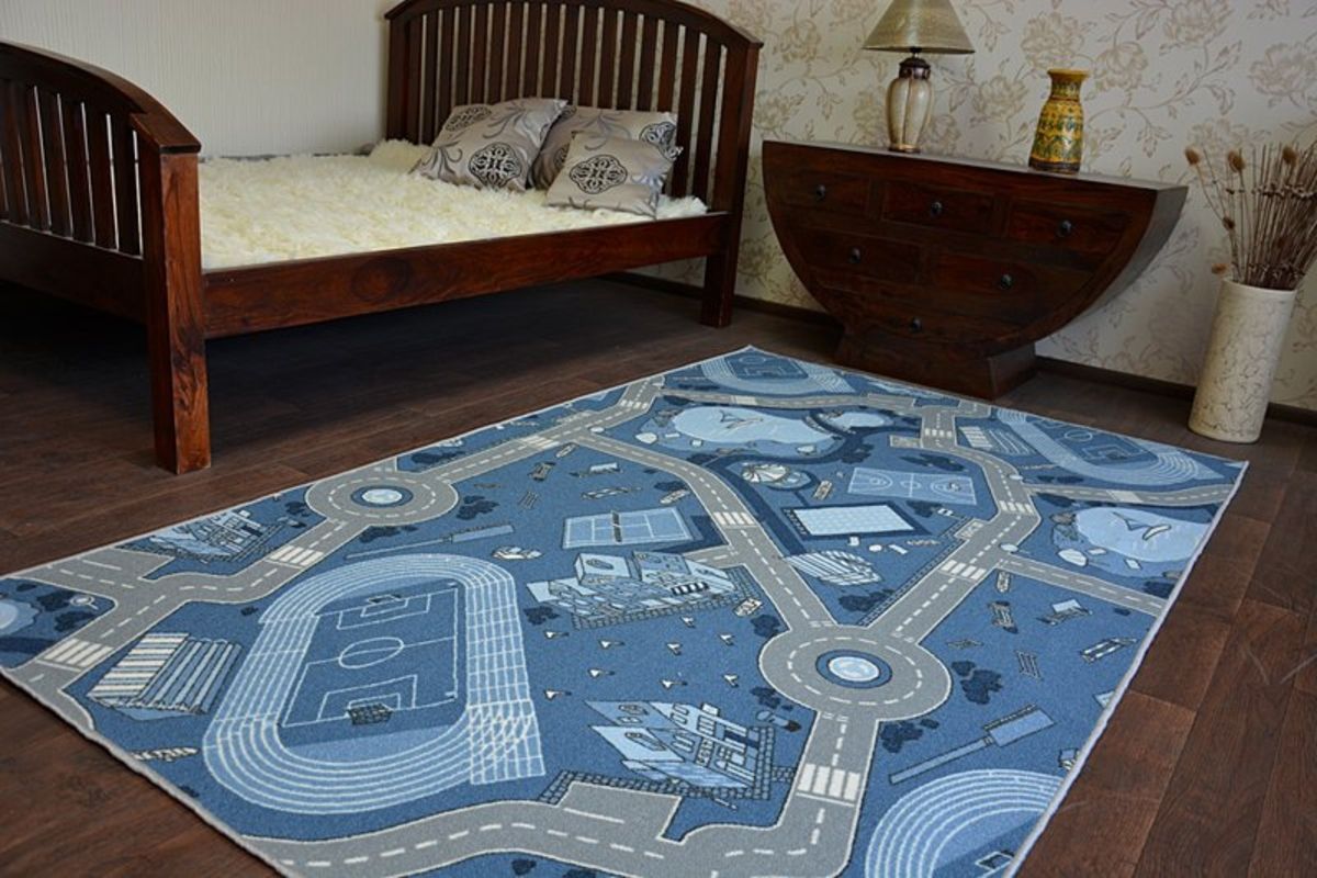 Koberec Ourbaby Street 22373-0 150x200 cm modrá - obrázek 3