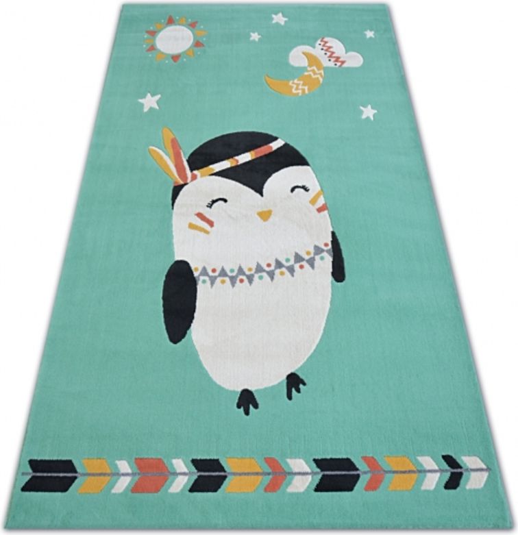 Koberec Ourbaby Penguin 22908-0 obdélník 120x170 cm bílá černá - obrázek 2