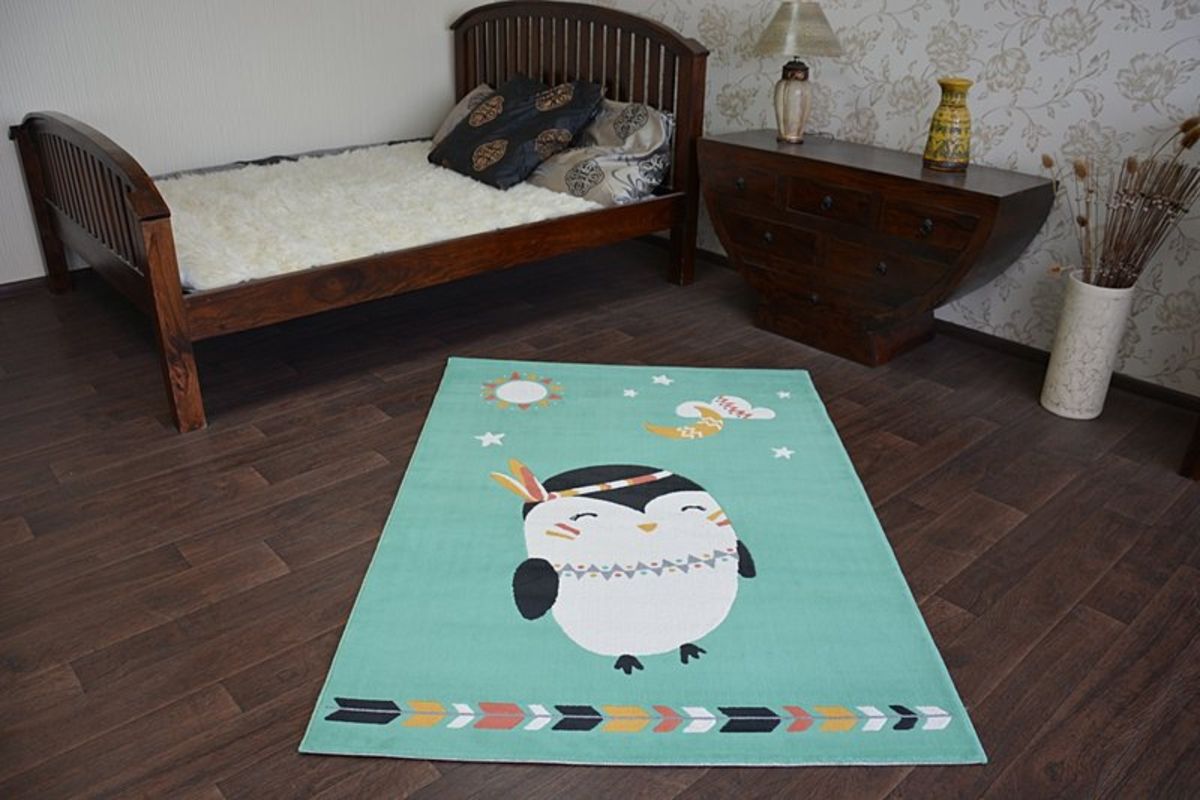 Koberec Ourbaby Penguin 22908-0 obdélník 120x170 cm bílá černá - obrázek 3