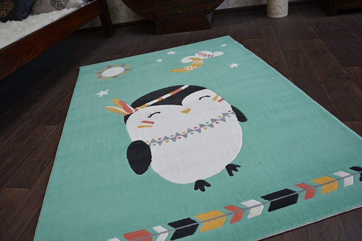Koberec Ourbaby Penguin 22908-0 obdélník 120x170 cm bílá černá - obrázek 4
