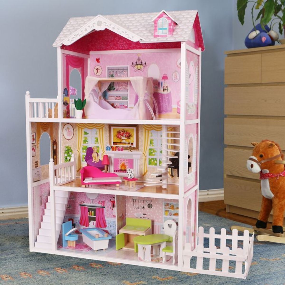 EcoToys Domeček pro panenky California - obrázek 1