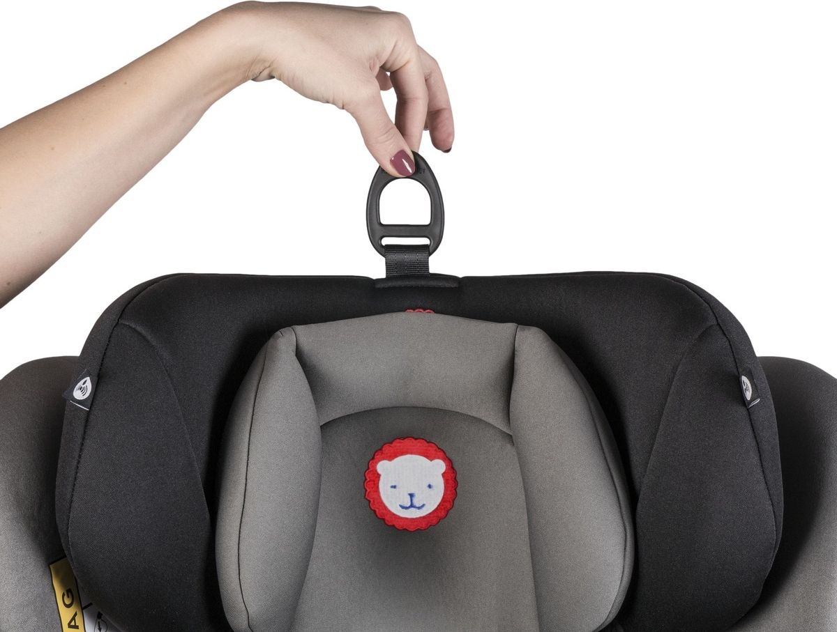 Dětská autosedačka LIONELO Bastian červená - obrázek 4